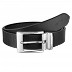 Men's Genuine Leather Belt- Black| Pin buckle